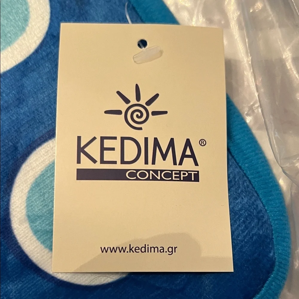 NWT Blue Evil Eye Bath Mat Kedima